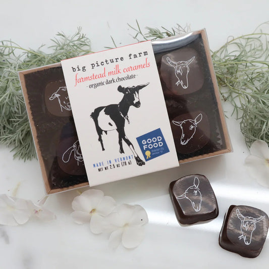 Big Picture Farm Chocolate covered Goat Milk Caramels